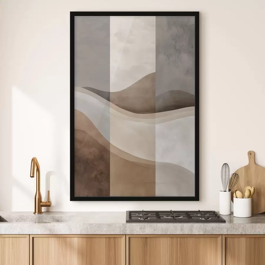 fototapet Unde de pământ moale f49042