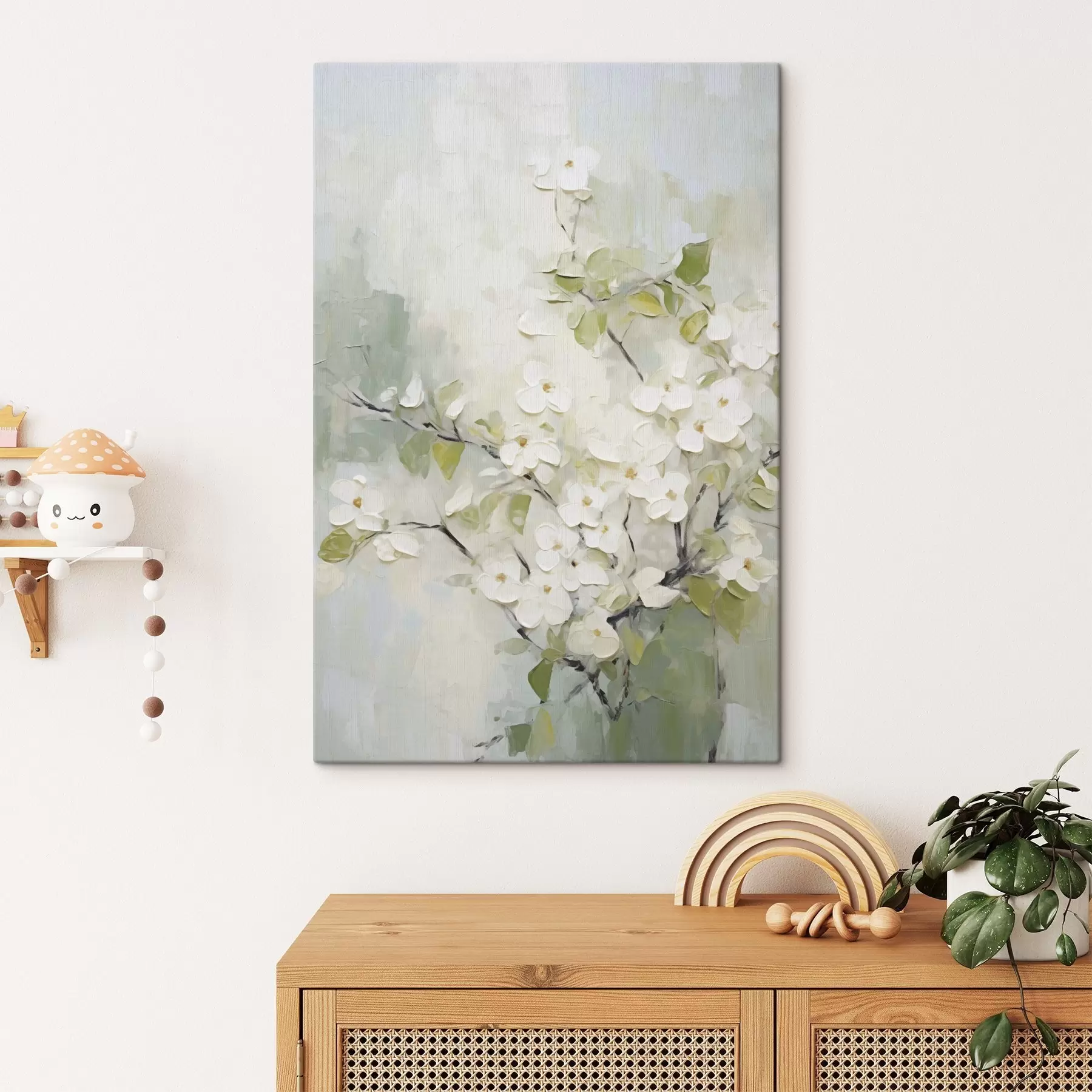 Tablouri Flori abstracte imitație de pictură s49048