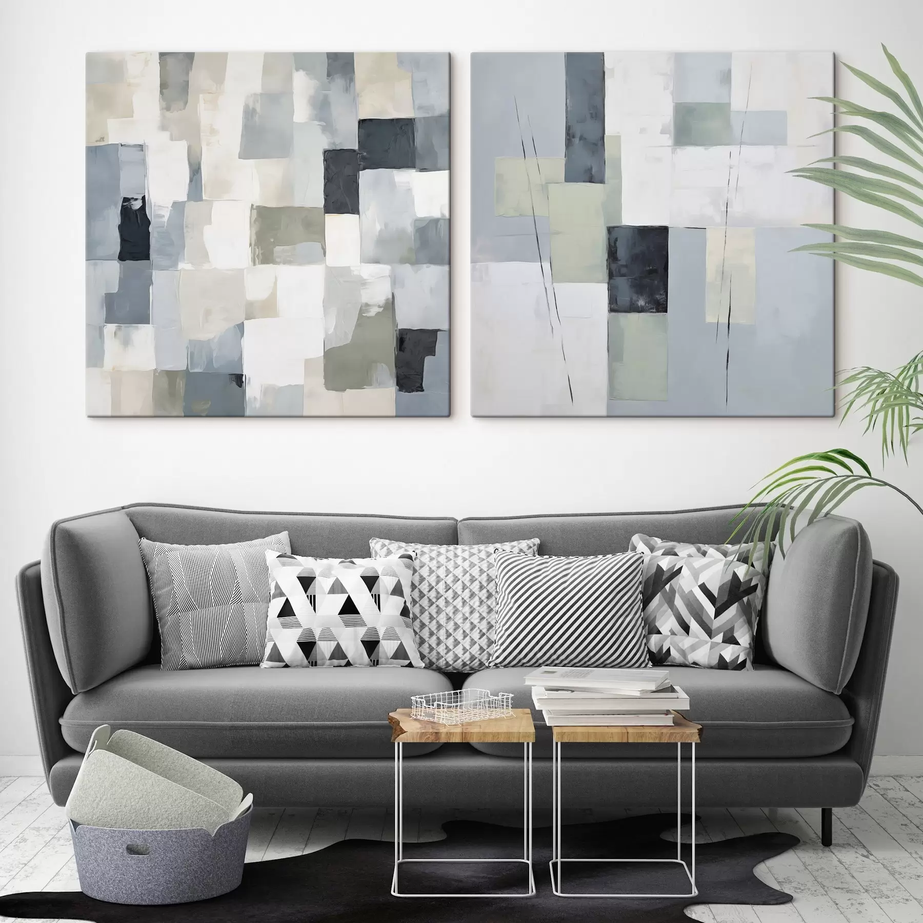 Tablouri Compoziție abstractă imitație de pictură m30439