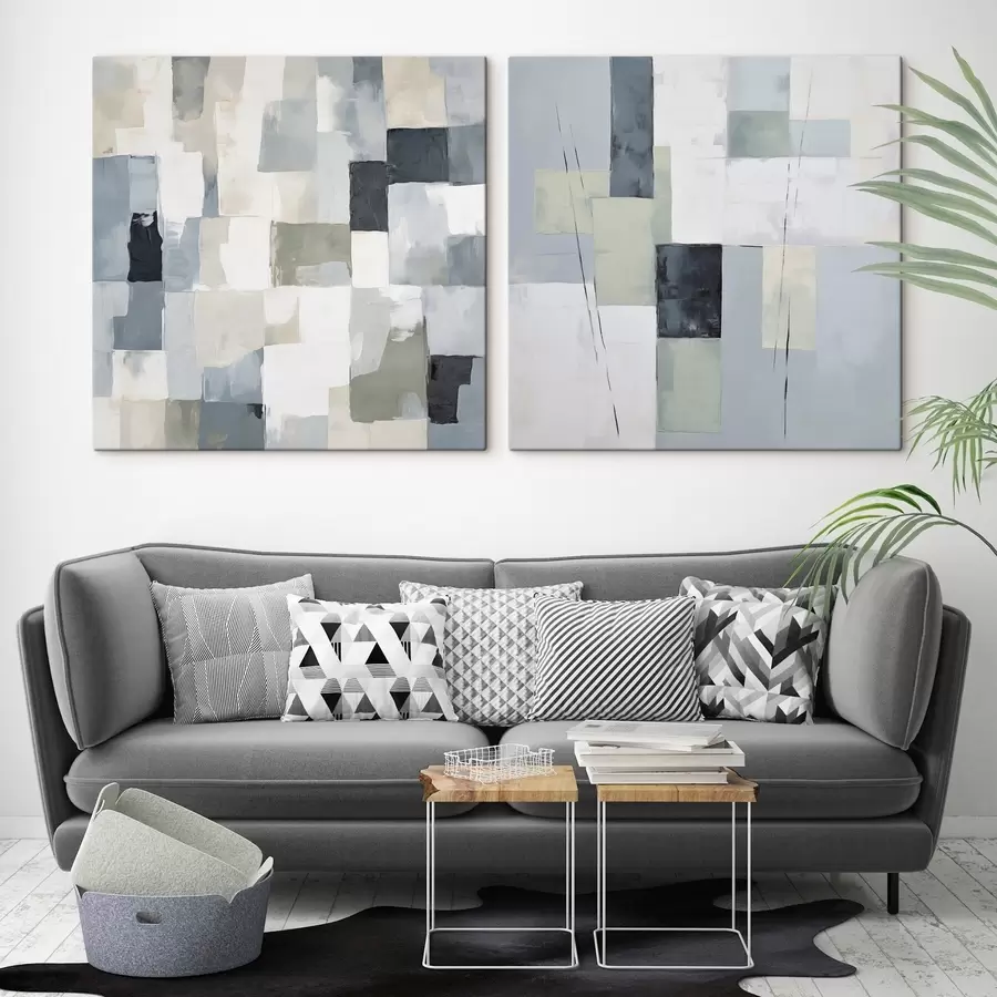 Tablouri Compoziție abstractă imitație de pictură m30439
