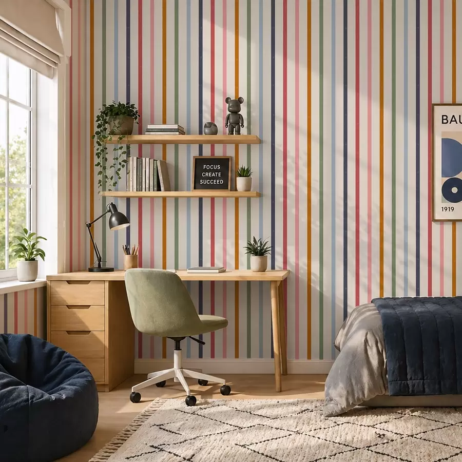 fototapet Dungi multicolore strălucitoare pe un fundal deschis a01184