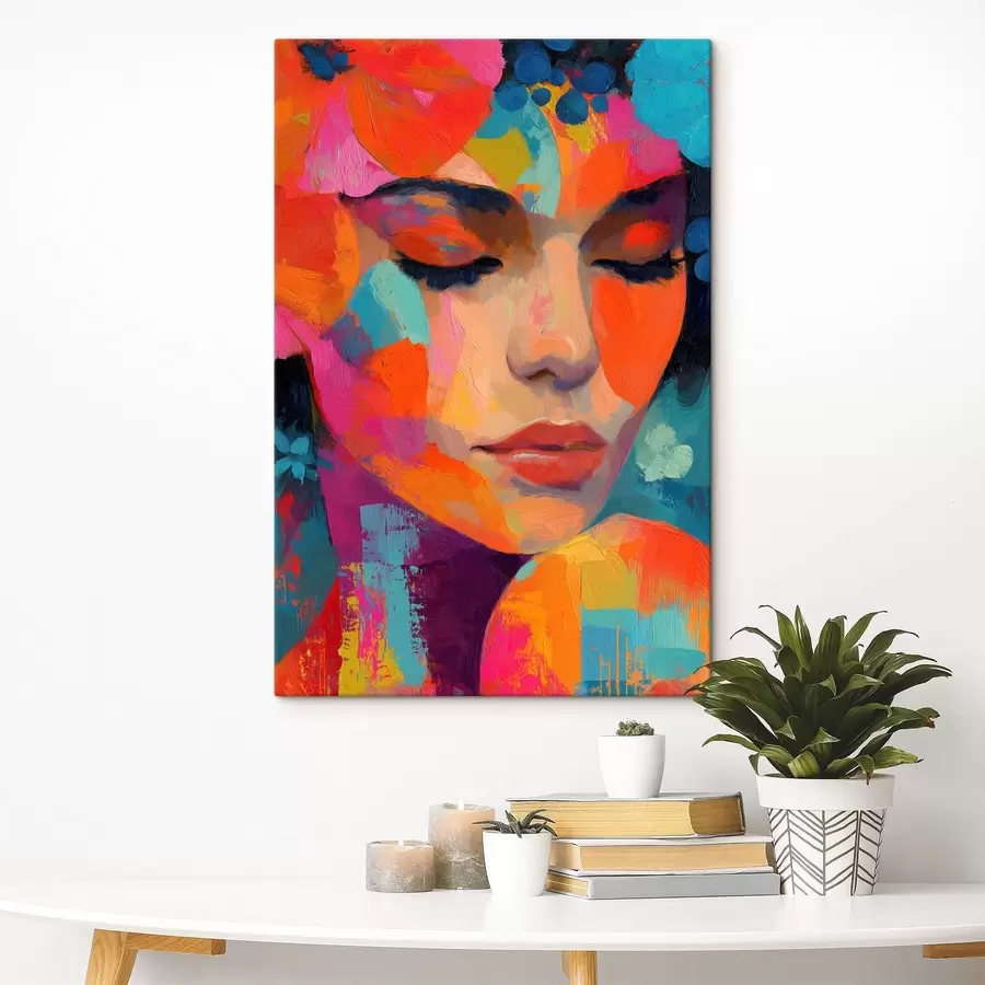 Tablouri Portret abstract de femeie s49097