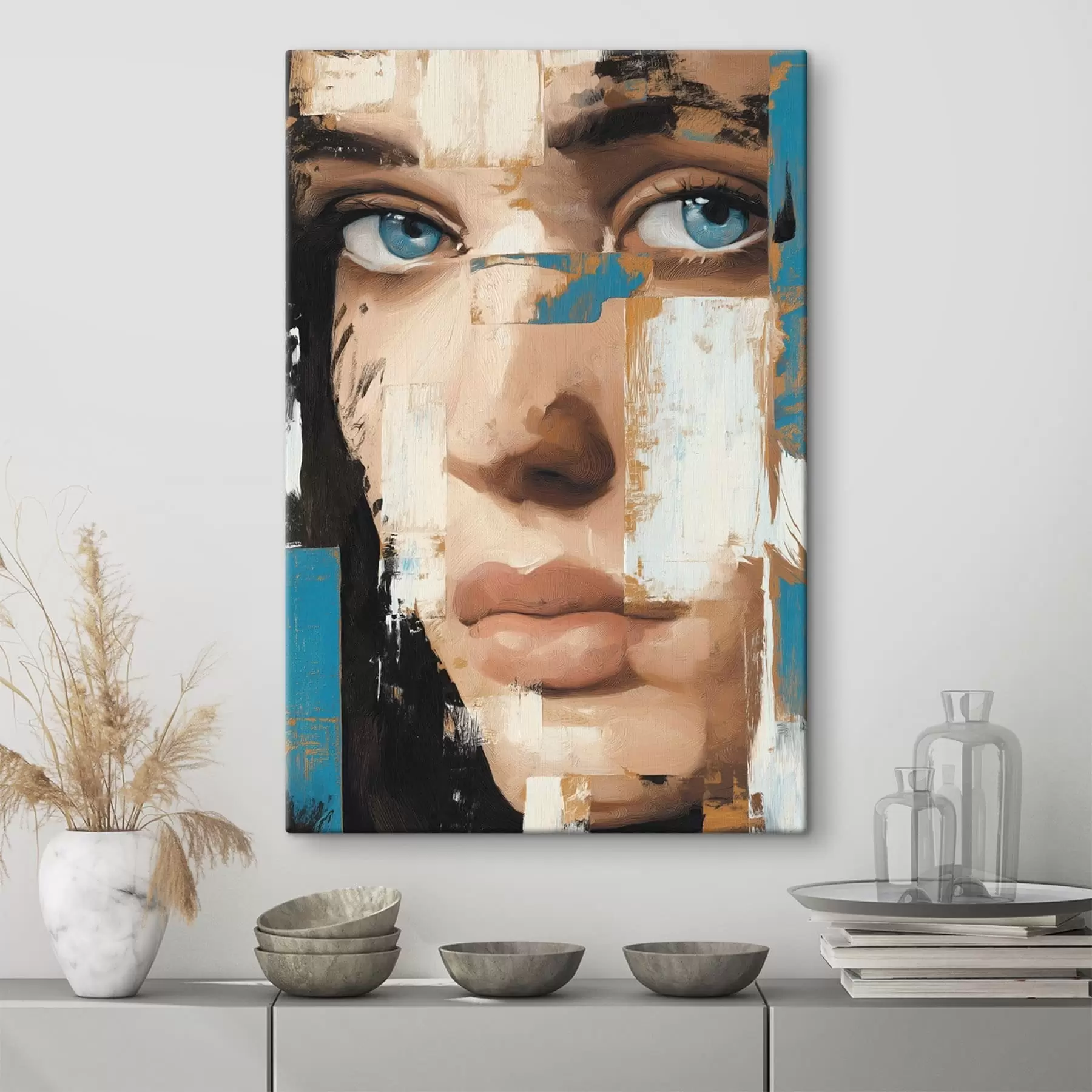 Tablouri Portret abstract de femeie s49098