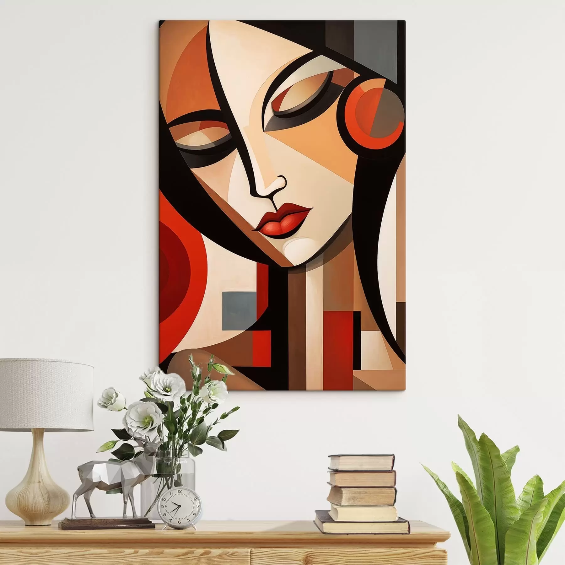 Tablouri Portret abstract de femeie s49099