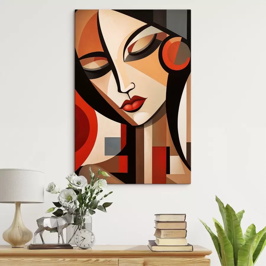 Tablouri Portret abstract de femeie s49099