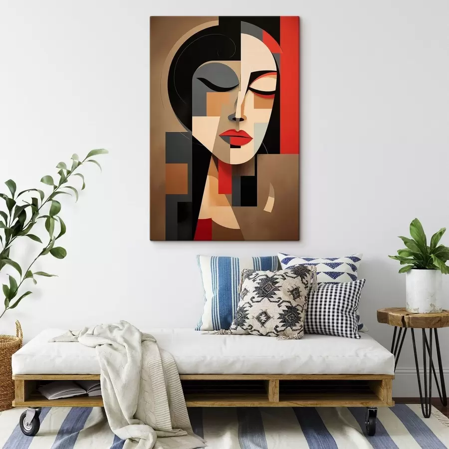 Tablouri Portret abstract de femeie s49100