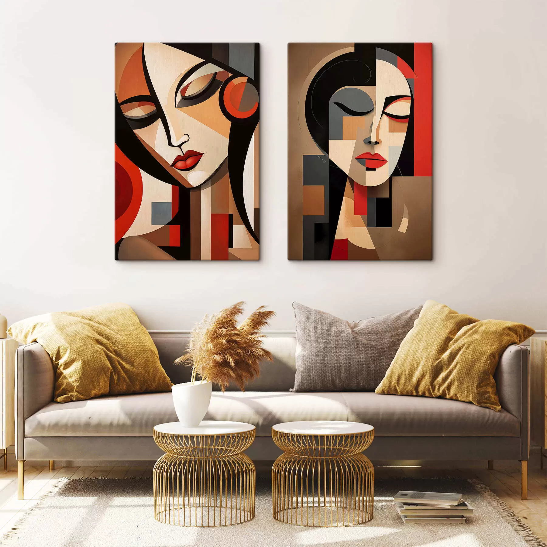 Tablouri Portret abstract de femeie m30457
