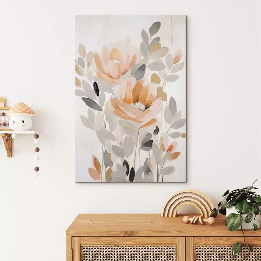 Tablouri Abstracție vegetală inspirată din pictură s49080