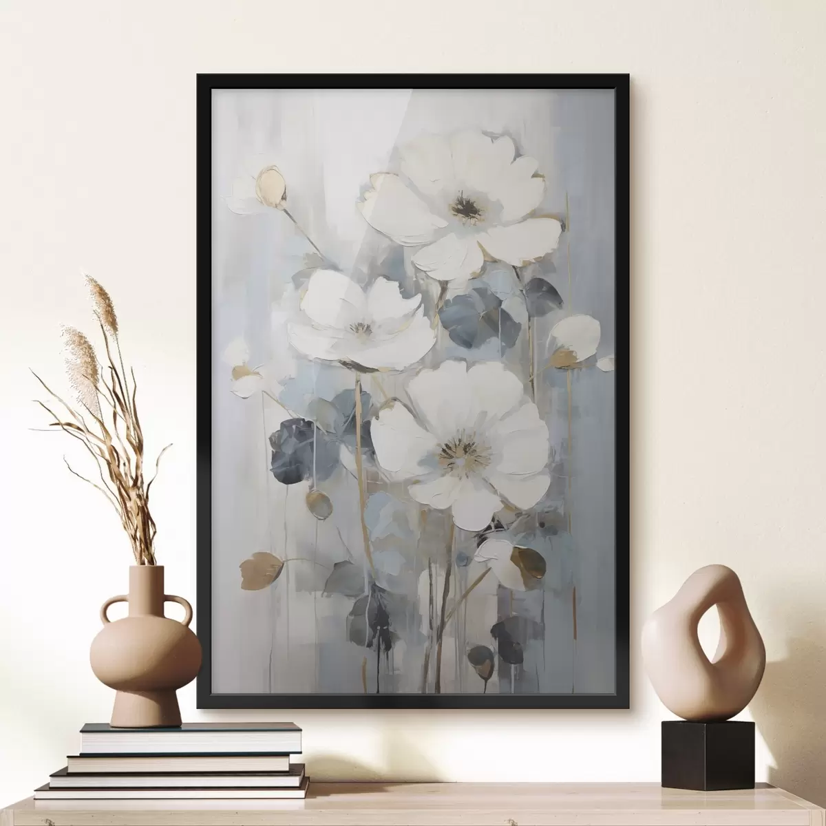 Poster Flori abstracte imitație de pictură f49074