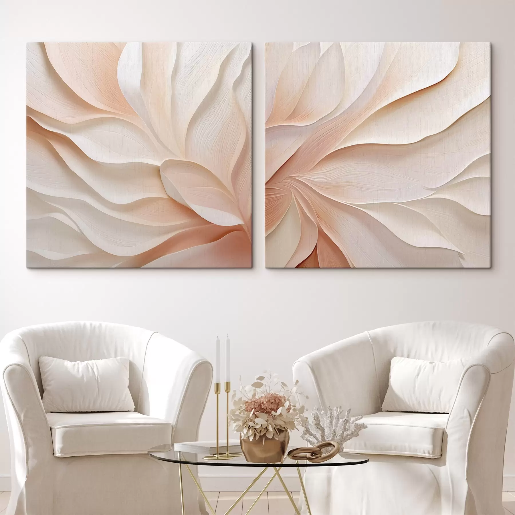 Tablouri Abstracție cu imitație de tușe volumetrice m30444