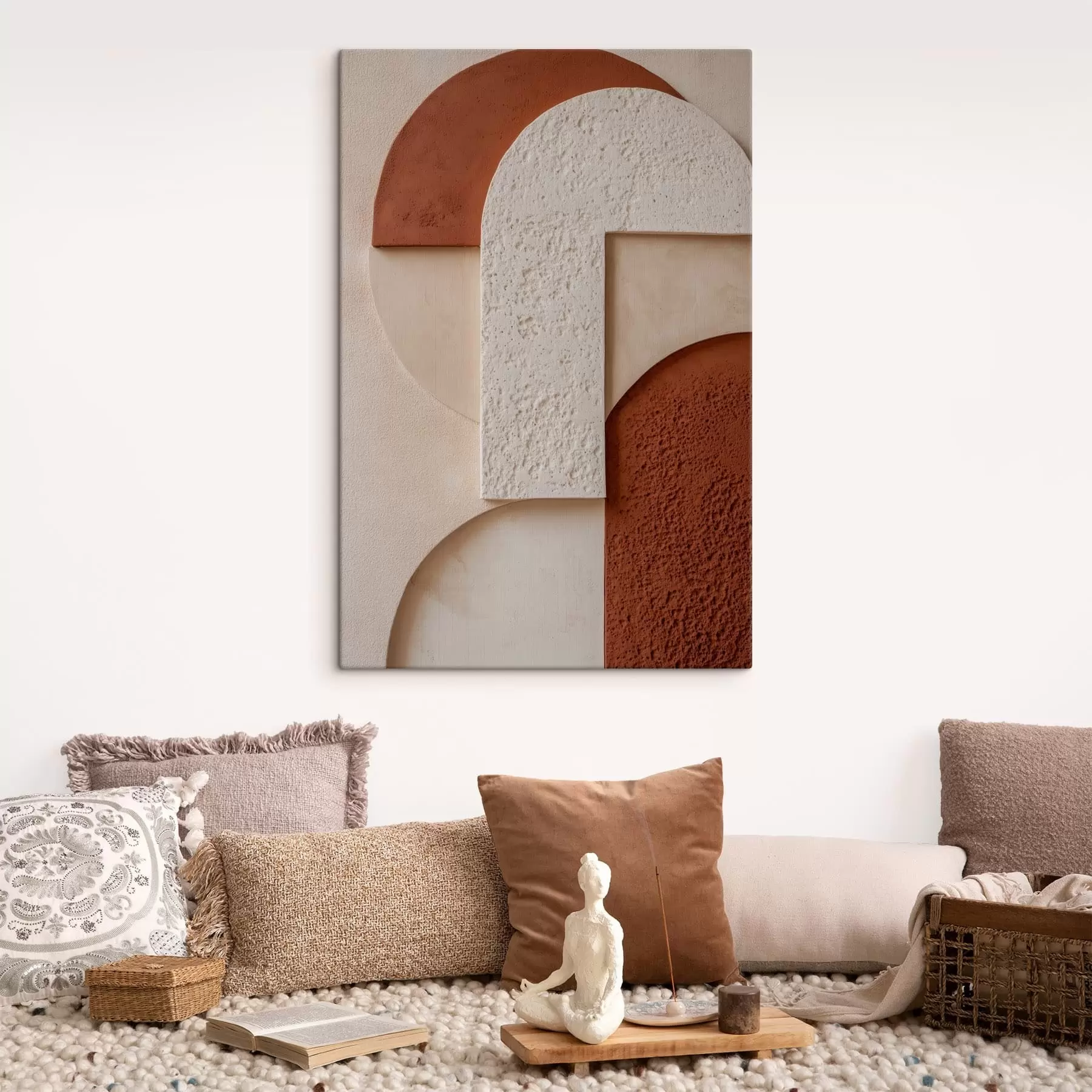 Tablouri Forme geometrice abstracte cu textură s49212