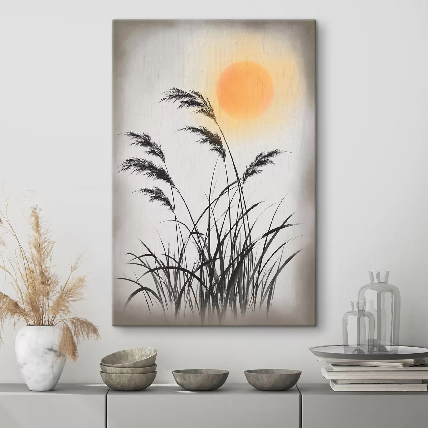 Tablouri Stuf abstract pe fundalul soarelui s49130