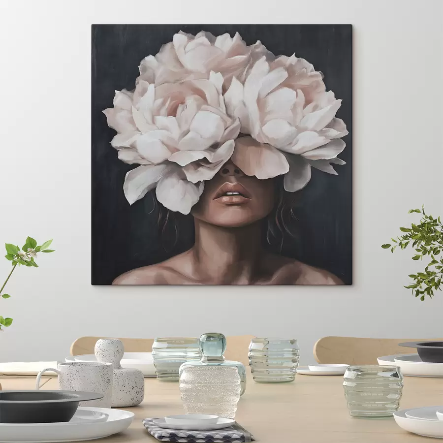 Tablouri Fata cu flori s49260