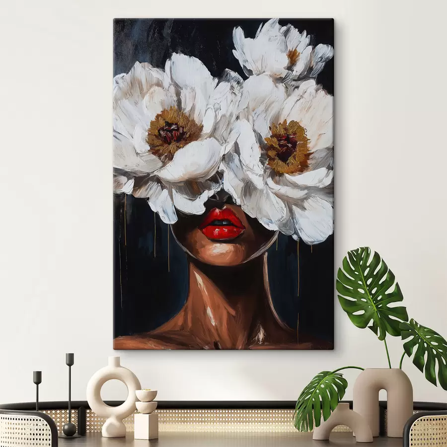 Tablouri Fata cu flori s49269