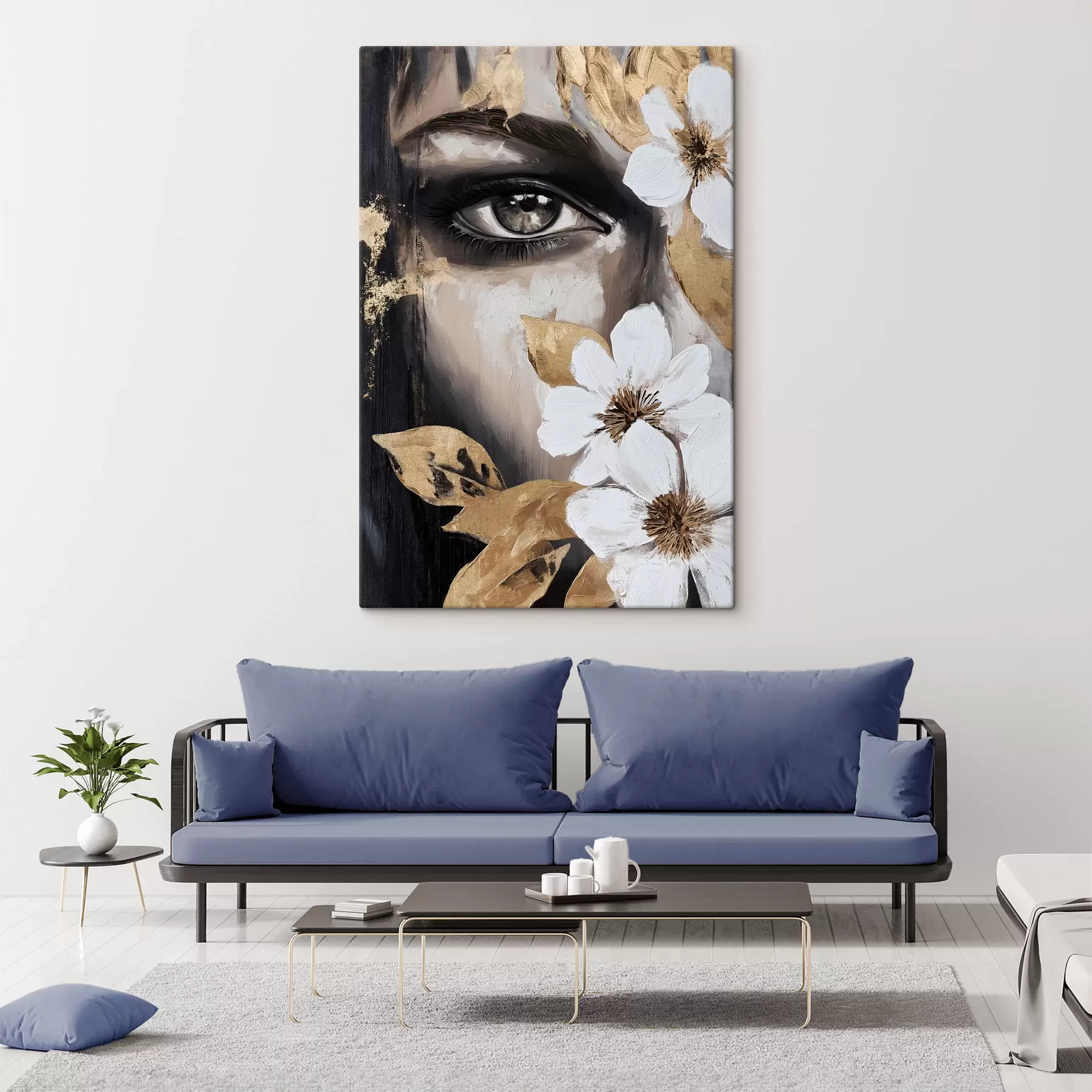 Tablouri Fata cu flori s49272