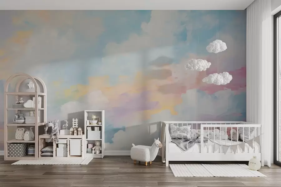 fototapet Imitație abstractă a cerului în pictură w05637