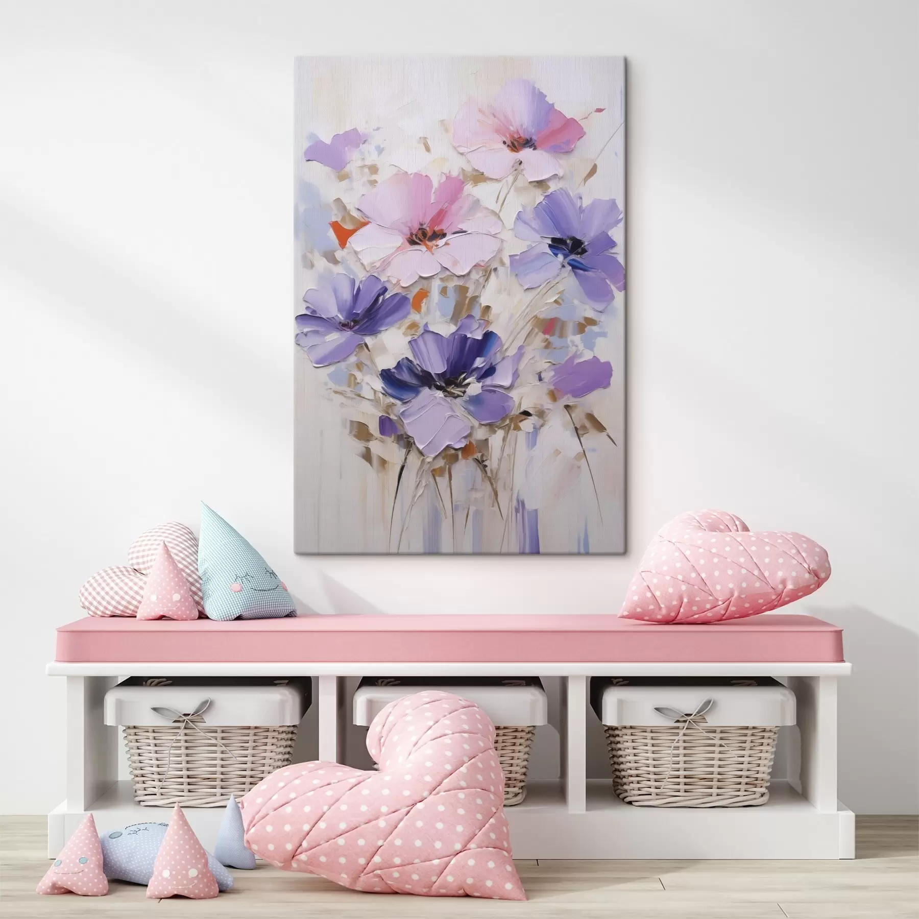 Tablouri Flori, pictură în imitație s49136