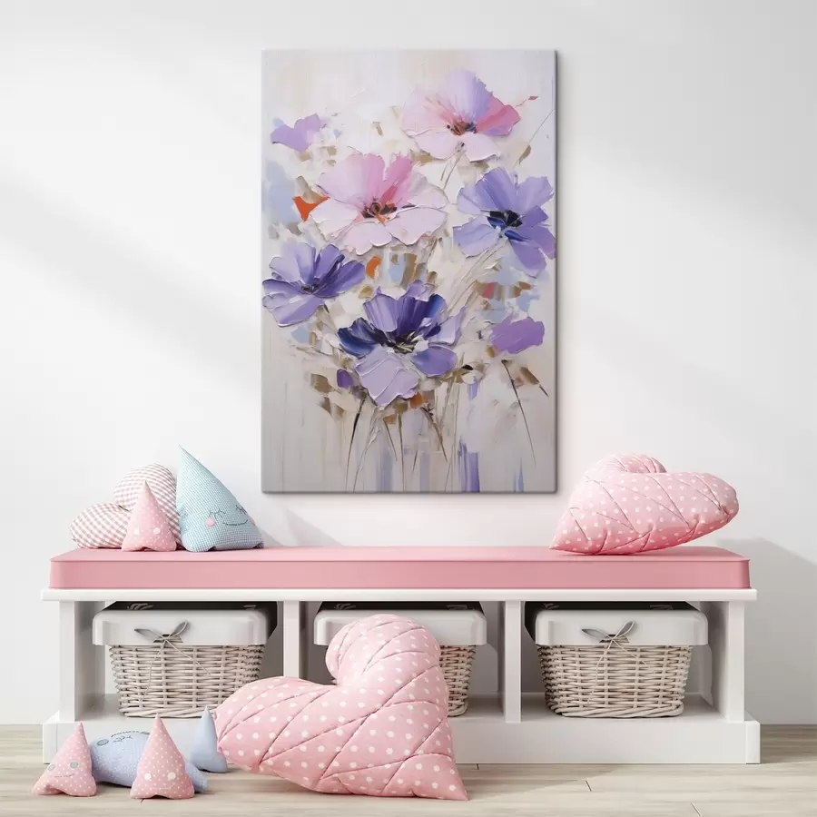Tablouri Flori, pictură în imitație s49136