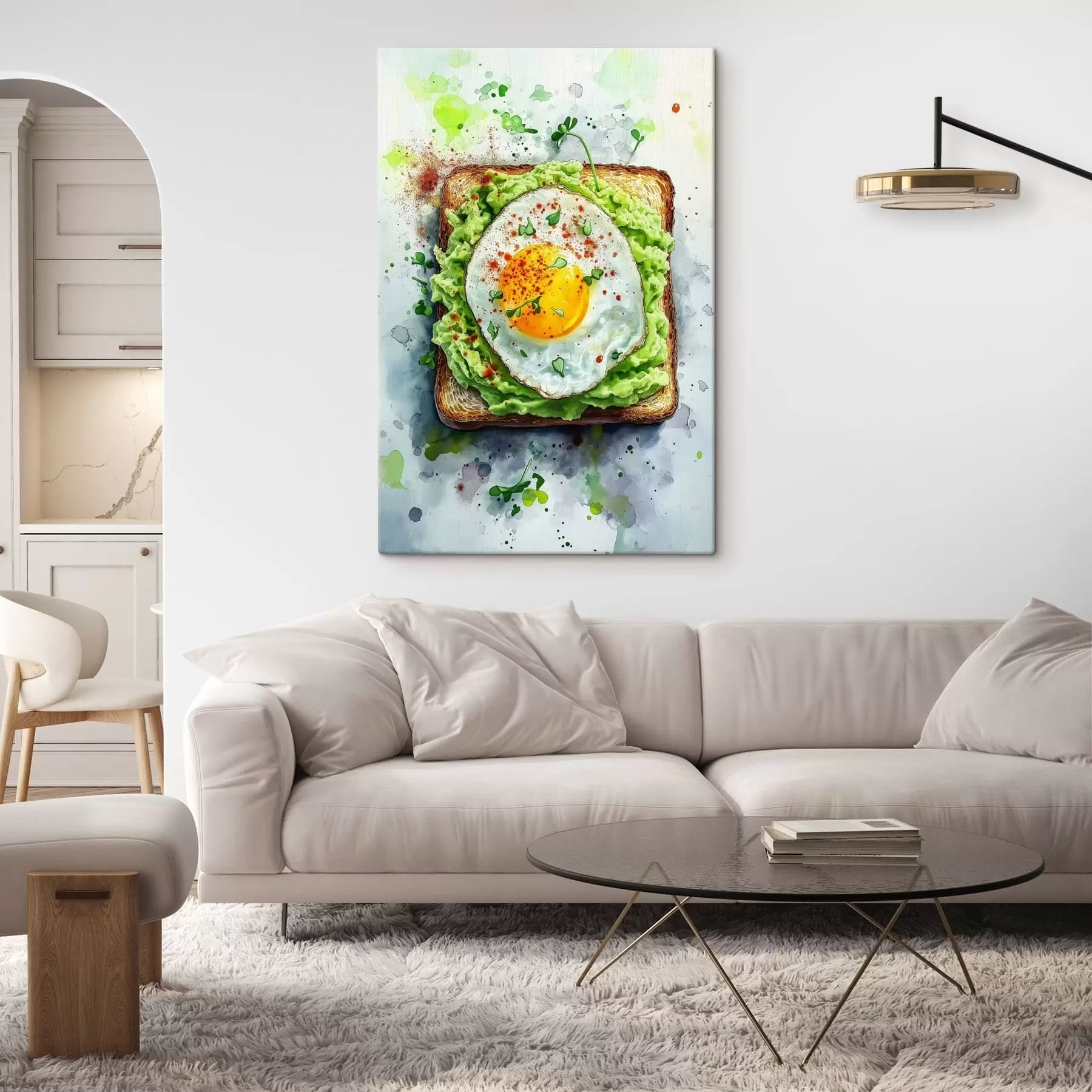 Tablouri Pâine prăjită cu ou s49309