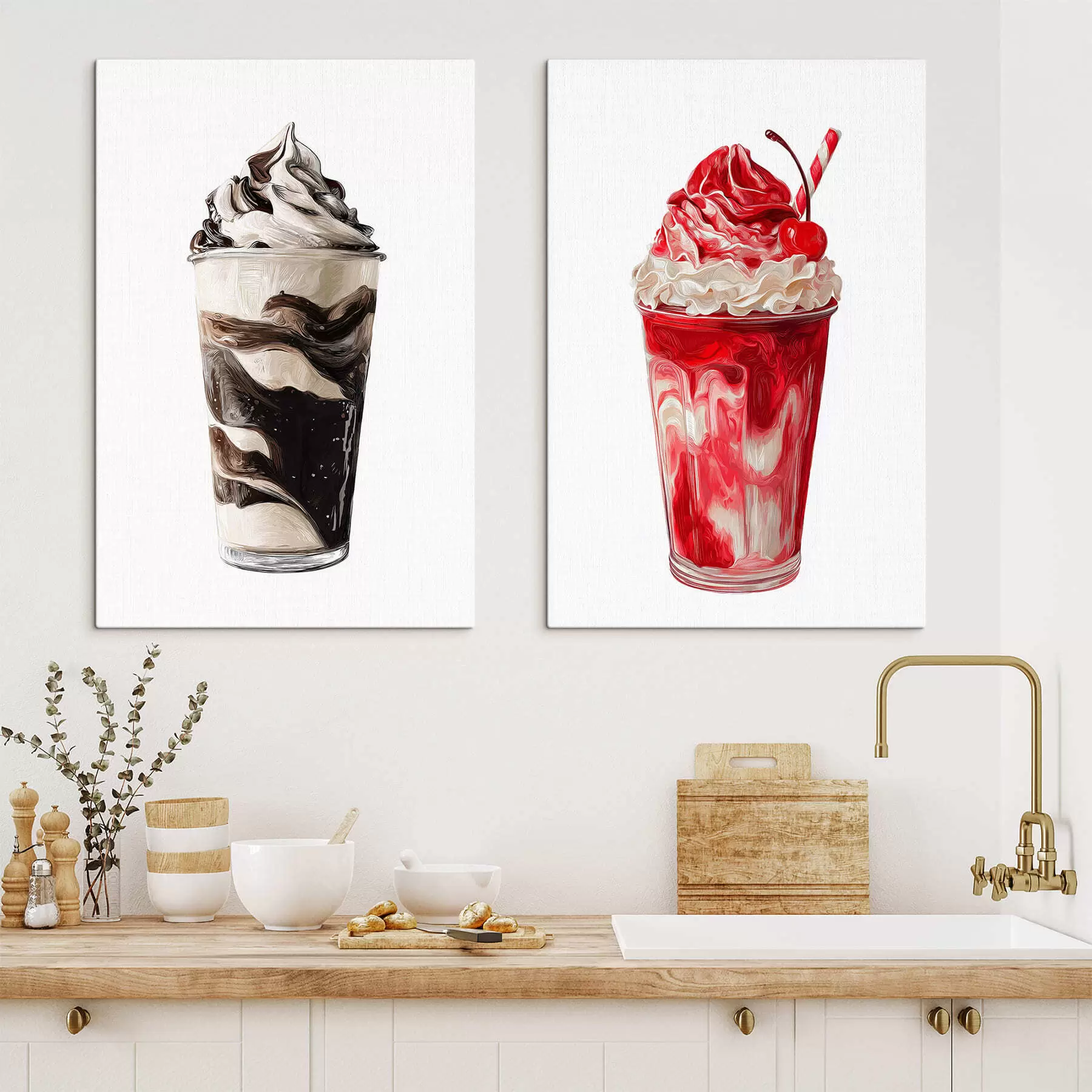 Tablouri Set de milkshake-uri pentru desert m30504