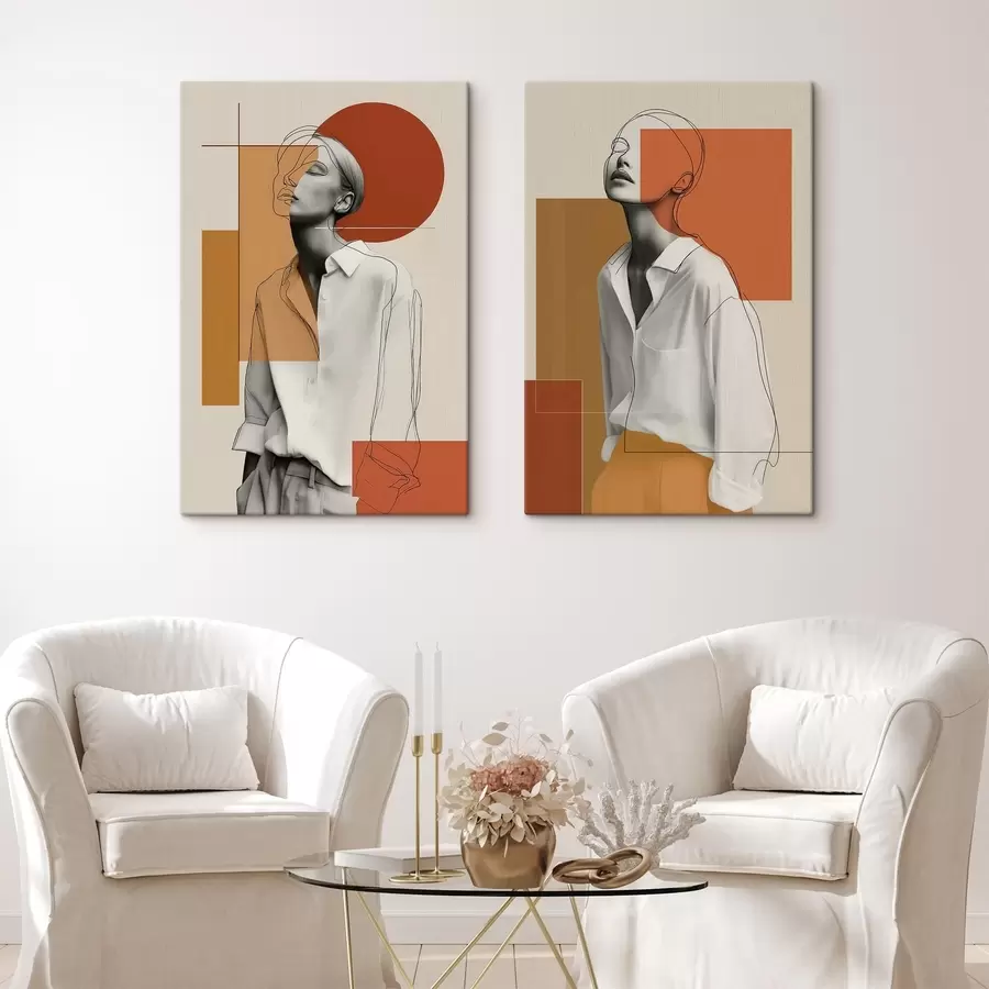 Tablouri Portret în stil minimalist m30507