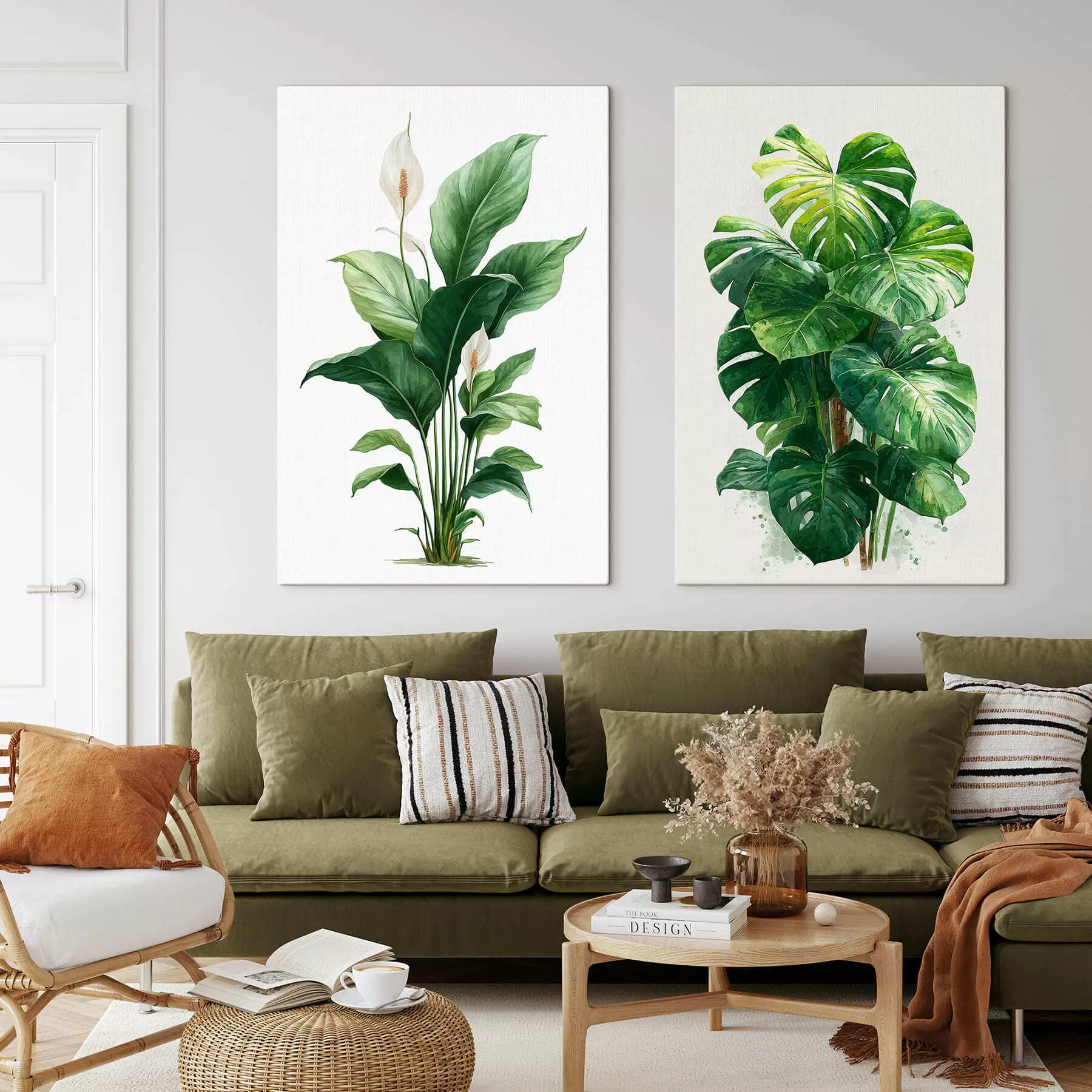 Tablouri Duetul verde tropical m30513
