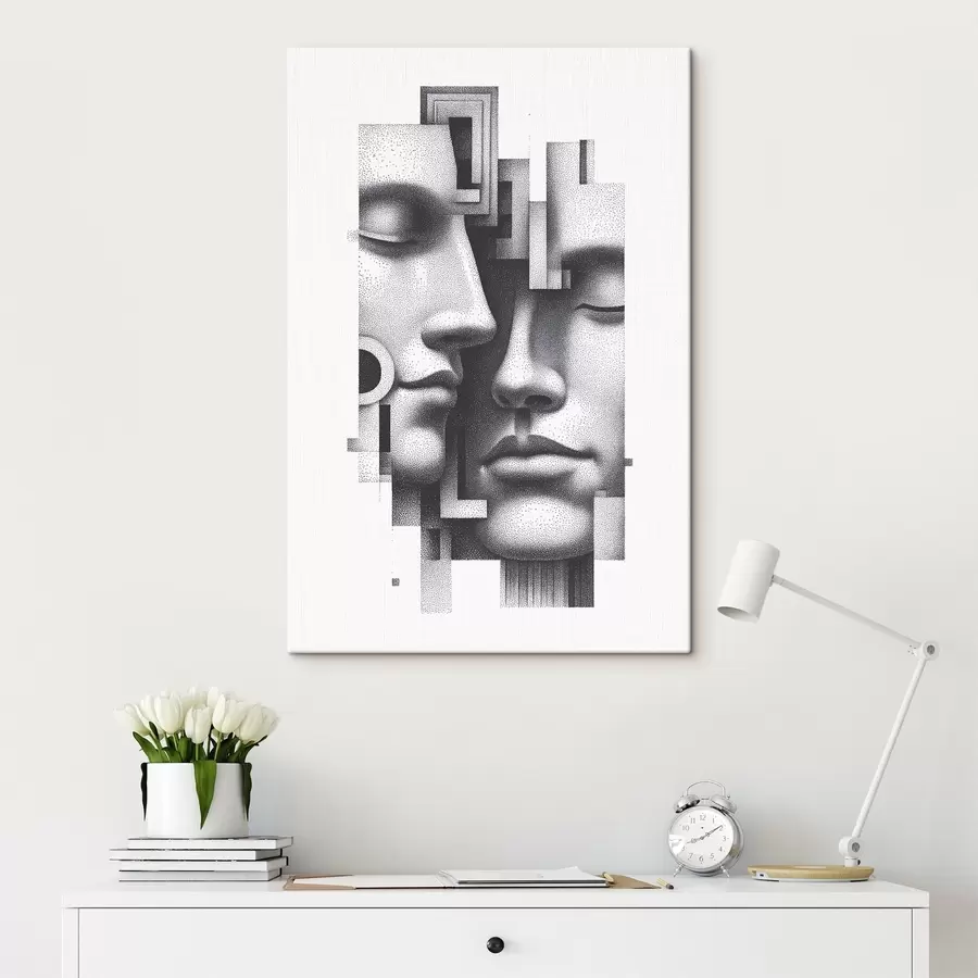 Tablouri Portrete grafice abstracte s49242