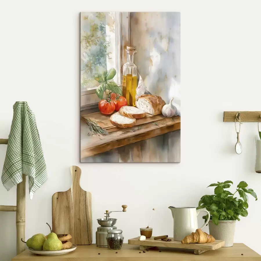 Tablouri Natură moartă italiană în stil acuarelă s49255