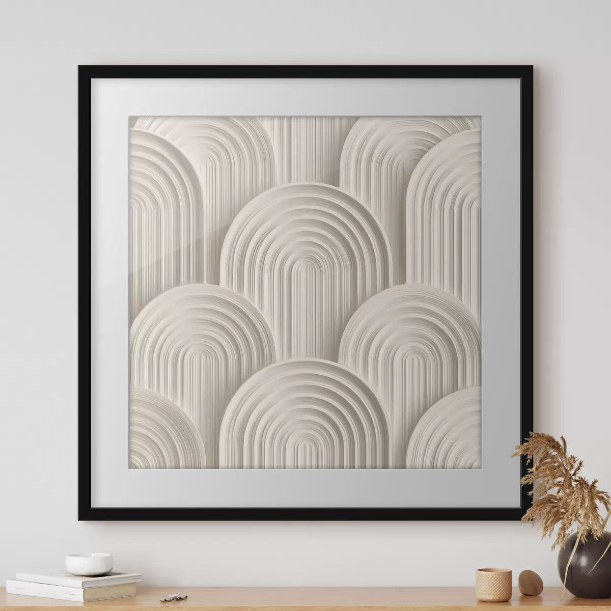 Poster Arcade decorative în stil basorelief f49243