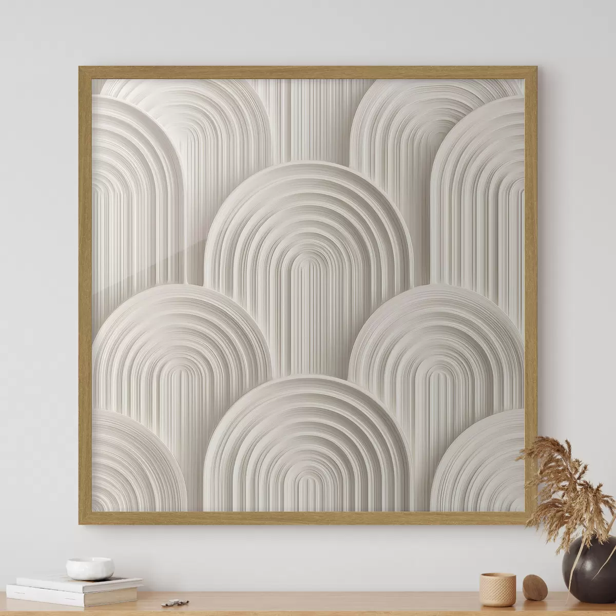 Poster Arcade decorative în stil basorelief f49243