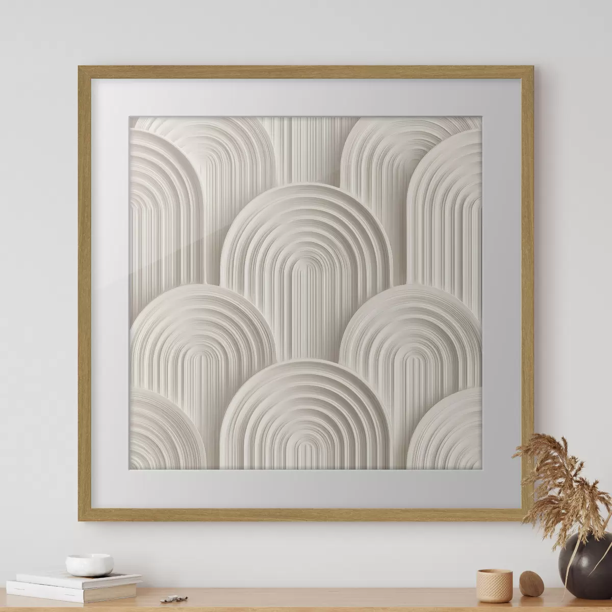 Poster Arcade decorative în stil basorelief f49243