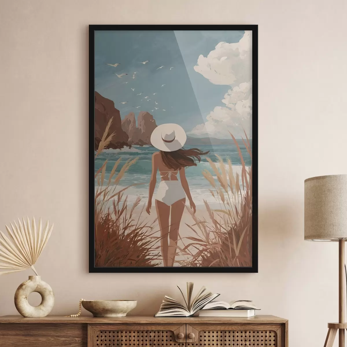 Poster Fata de lângă ocean f49253