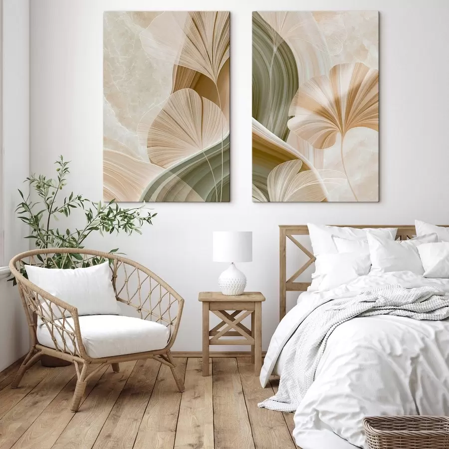 Tablouri O compoziție botanică cu frunze delicate m30467