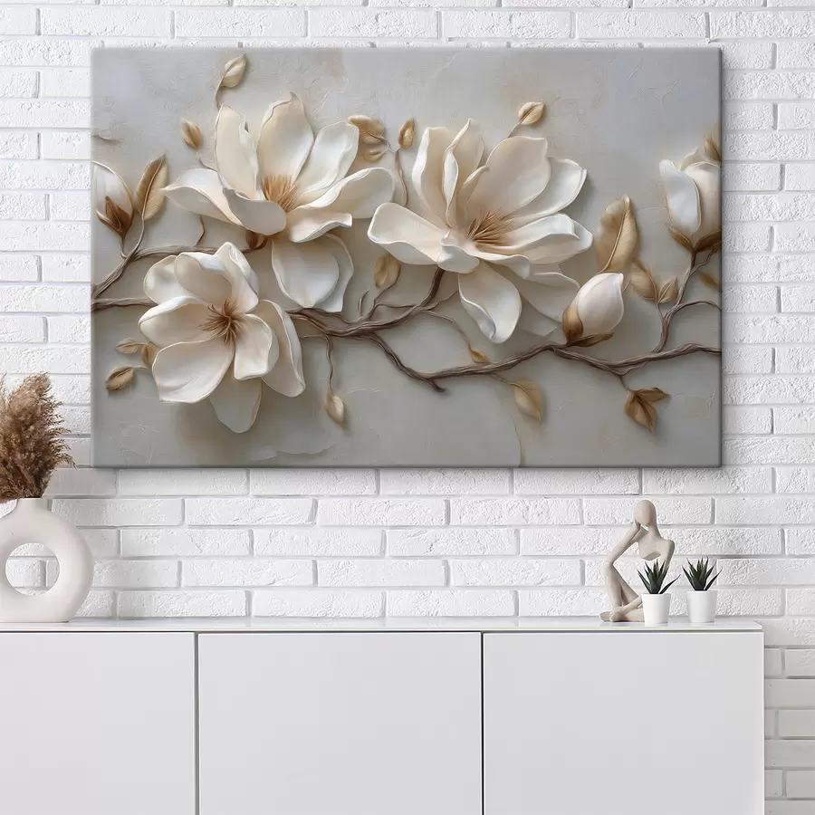 fototapet Ramură de magnolie s49407