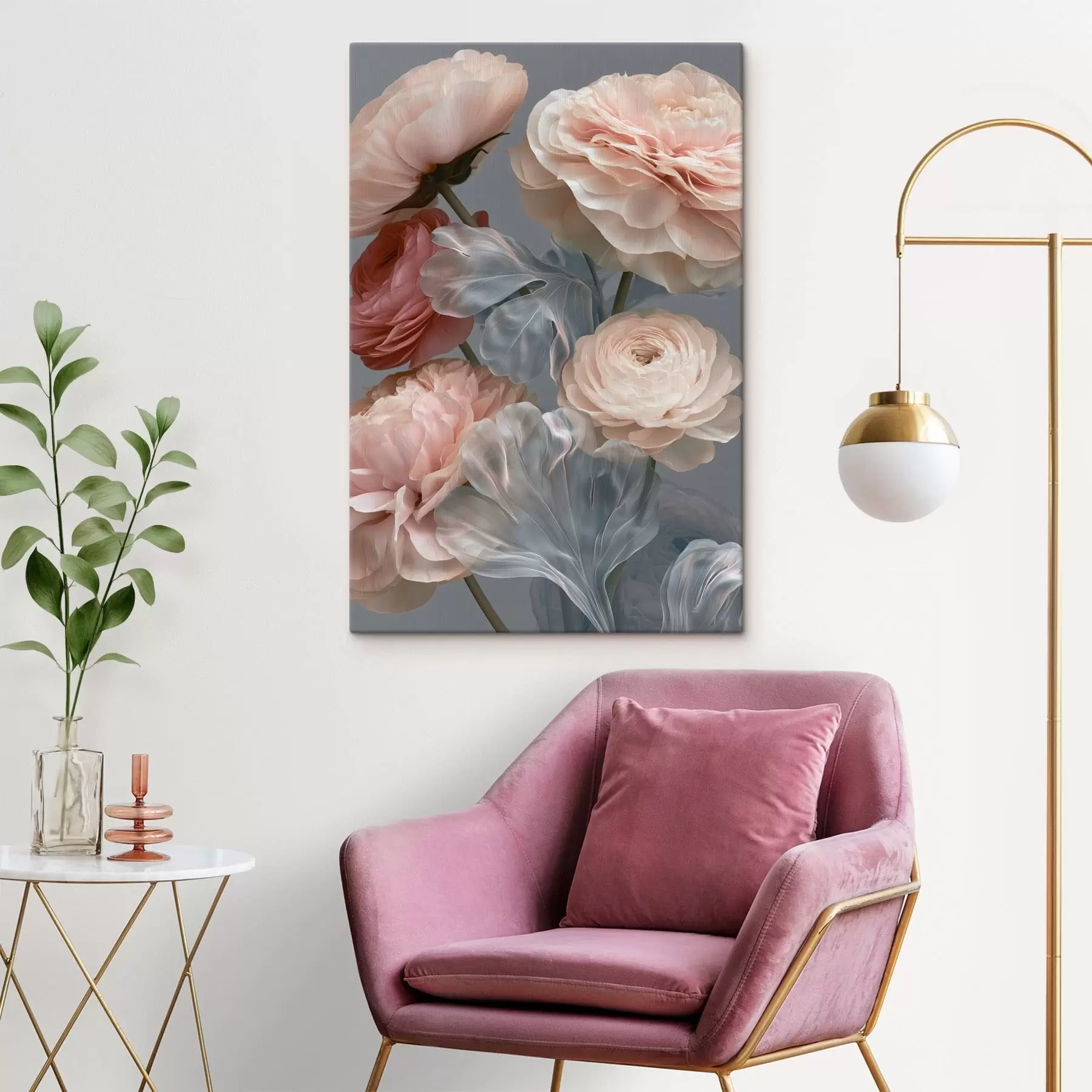 Tablouri Un buchet de flori abstracte s49367