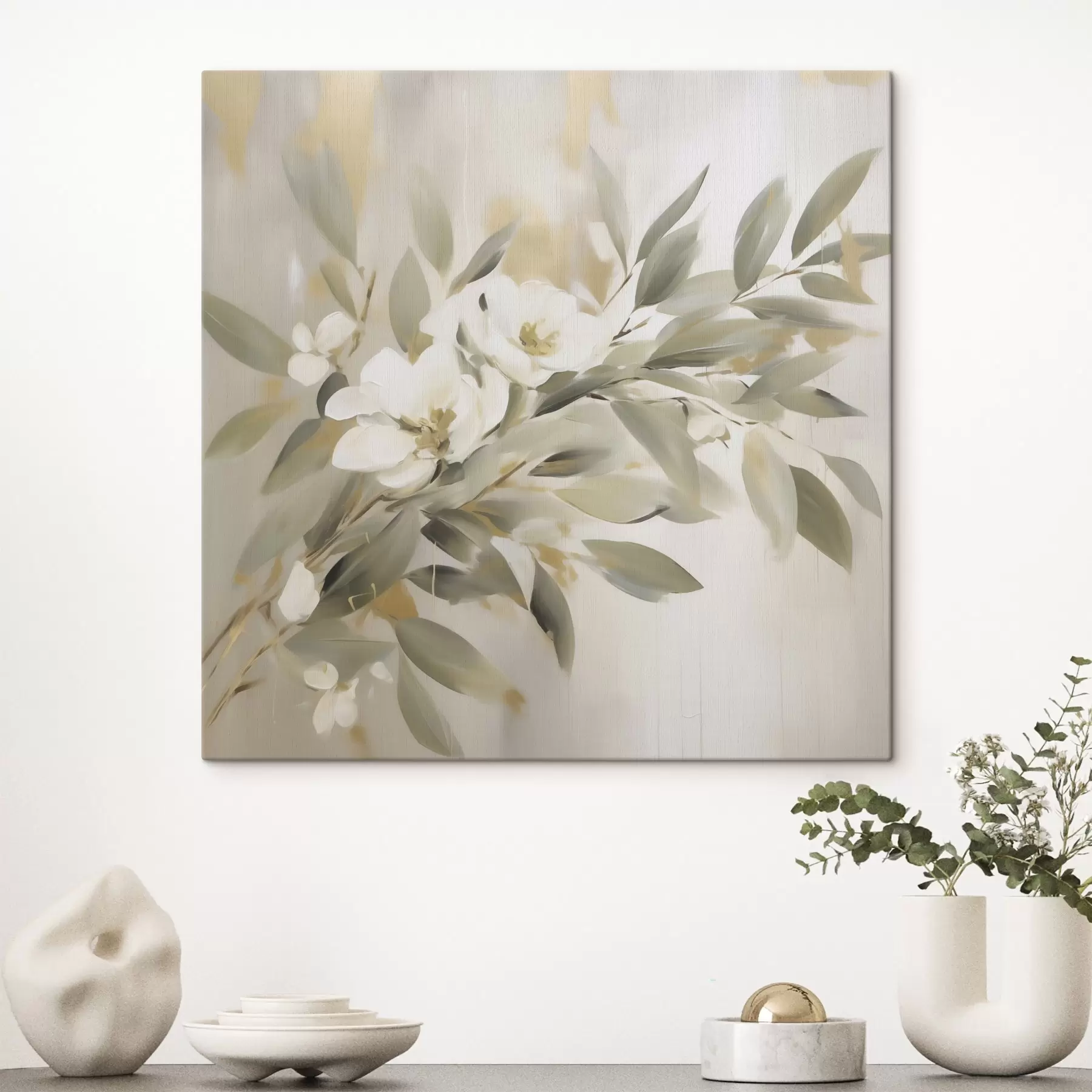 Tablouri Imitare abstractă a unei ramuri în pictură s49394