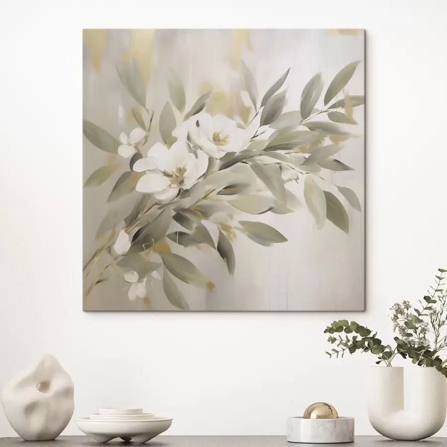 Tablouri Imitare abstractă a unei ramuri în pictură s49394