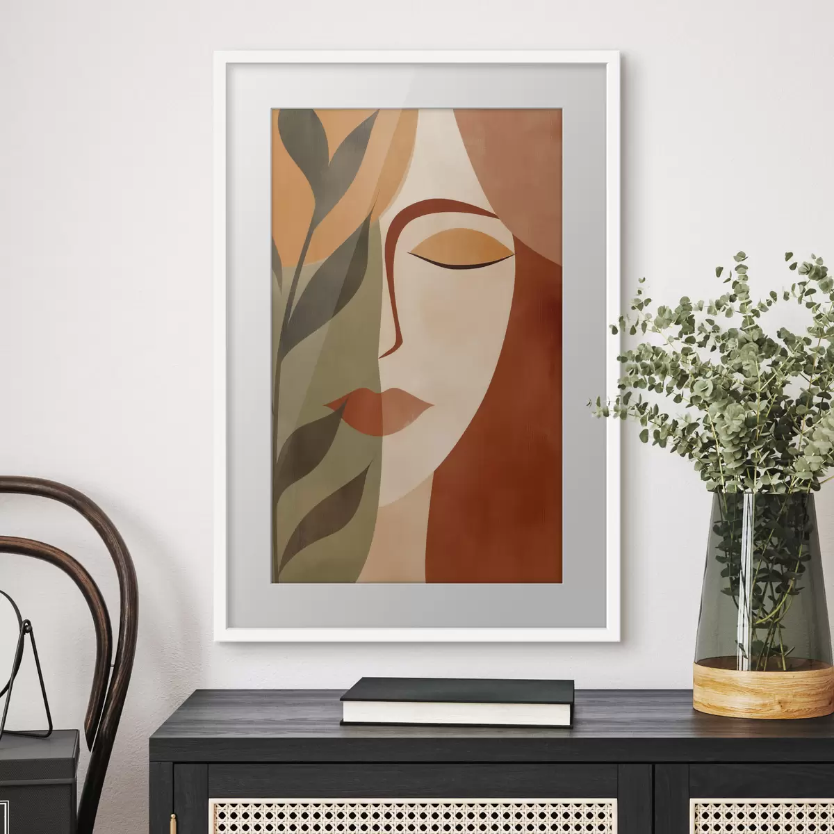 Poster Portret abstract f49450
