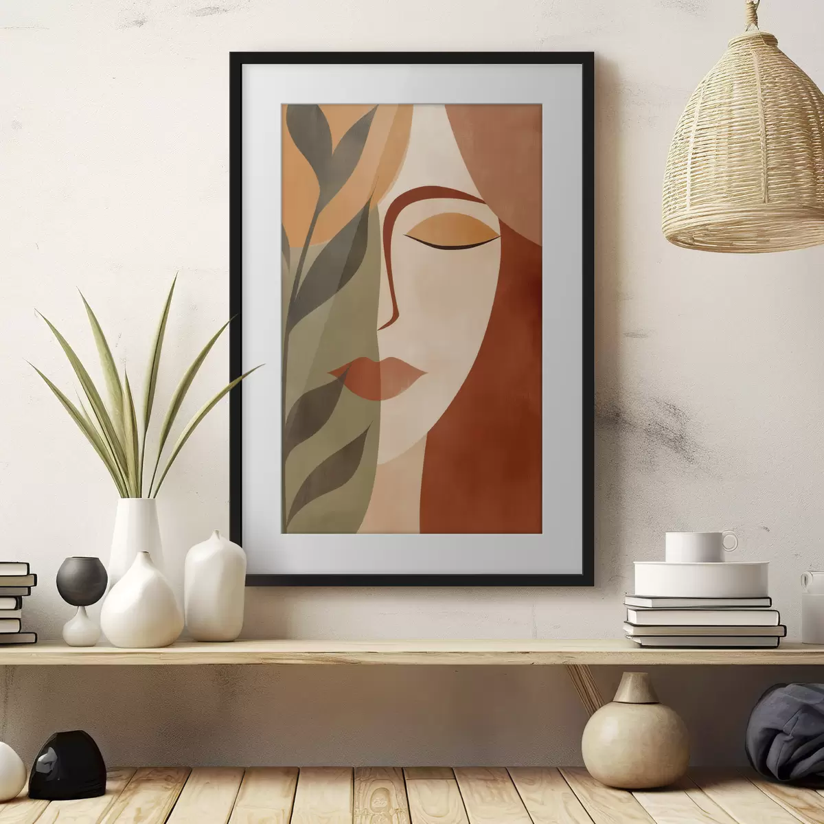 Poster Portret abstract f49450