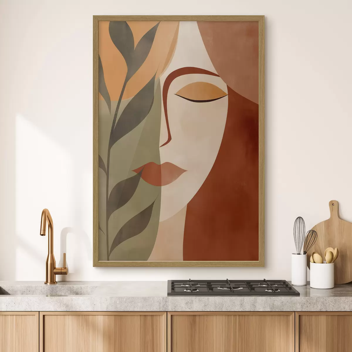 Poster Portret abstract f49450