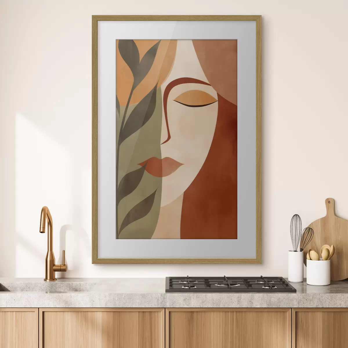 Poster Portret abstract f49450