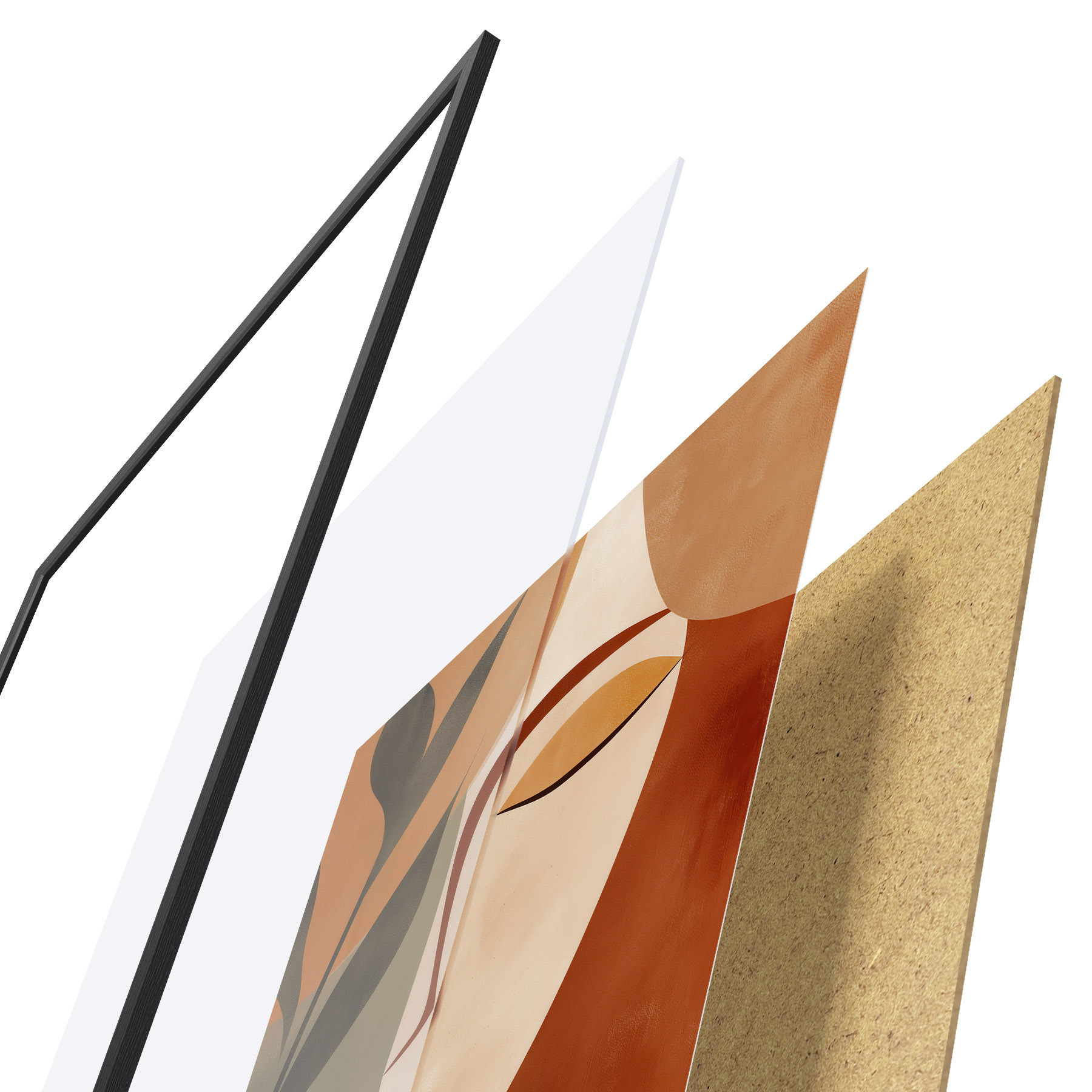 Poster Portret abstract f49450
