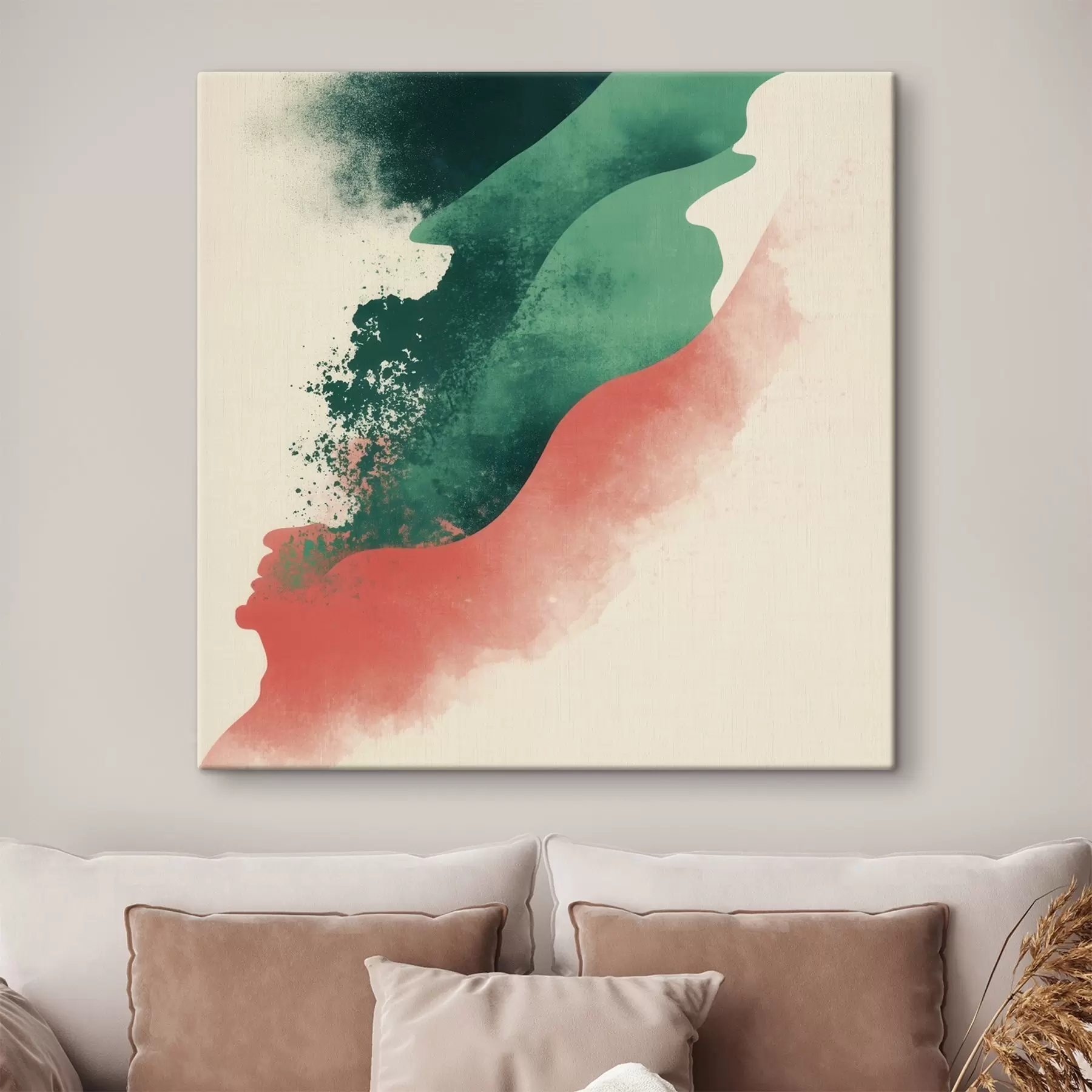 Tablouri Compoziție abstractă cu forme cu textură fină s48886