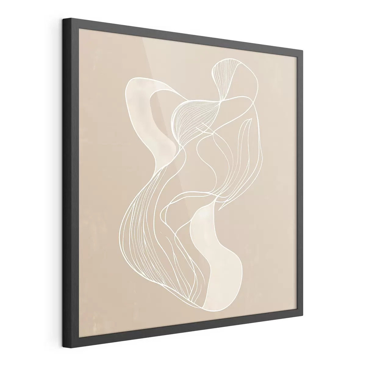 Poster Motiv abstract elegant, format din linii subțiri, în stilul artei contemporane f48876