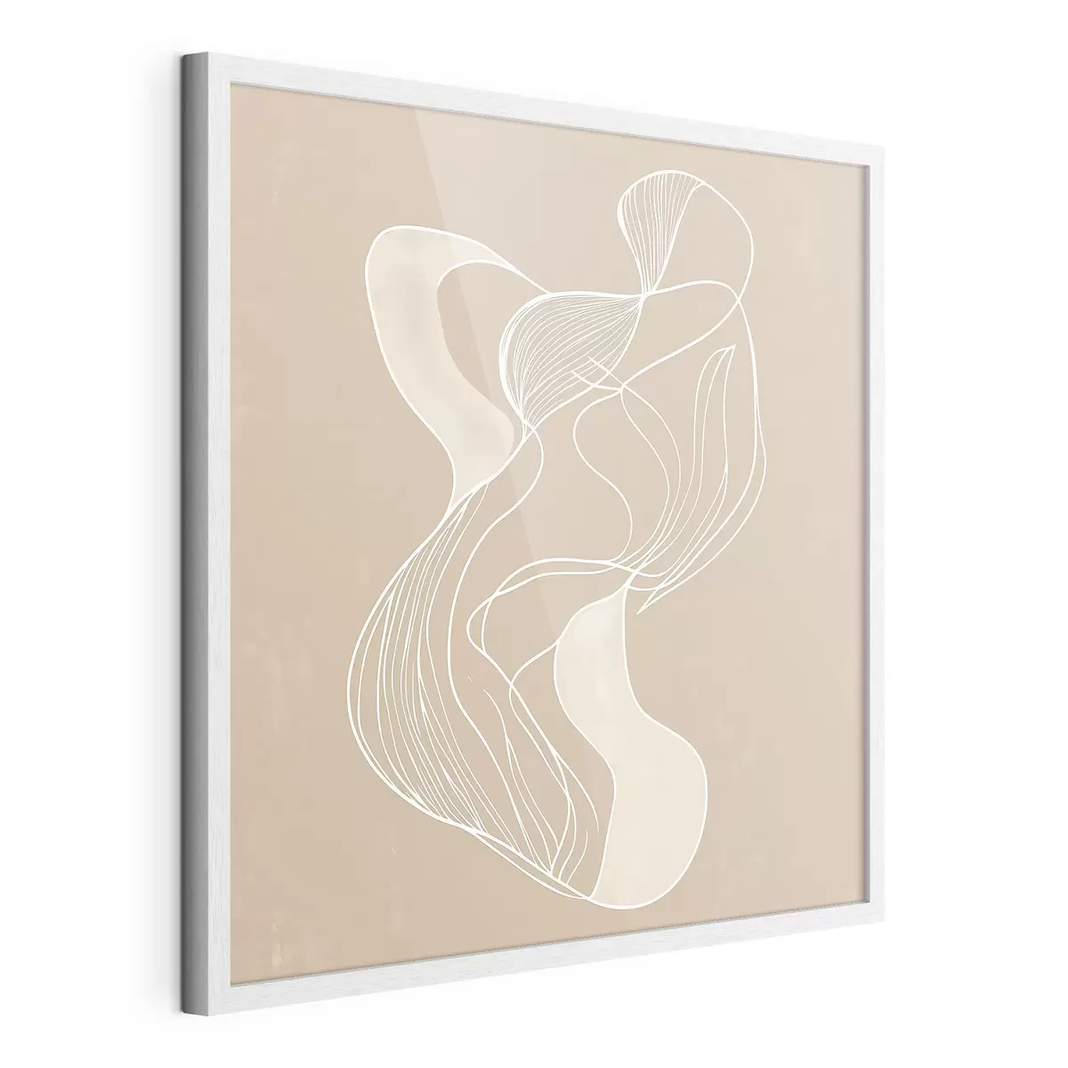 Poster Motiv abstract elegant, format din linii subțiri, în stilul artei contemporane f48876