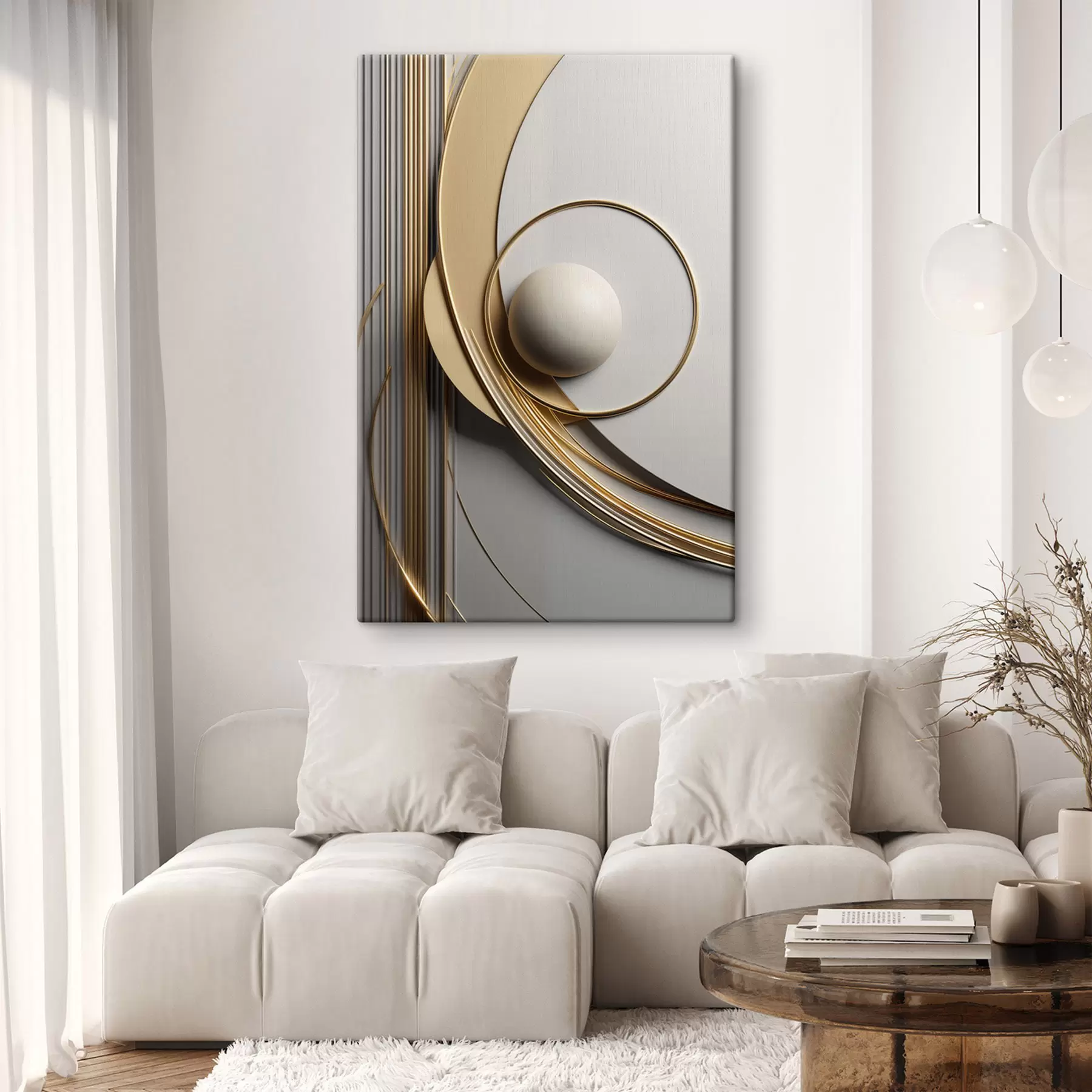 Tablouri Compoziție geometrică abstractă, texturată, artă modernă și minimalistă s49498