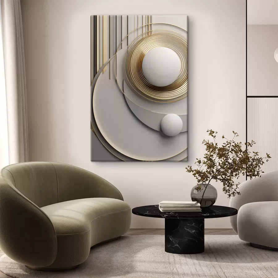 Tablouri Compoziție geometrică abstractă, texturată, artă modernă și minimalistă s49499