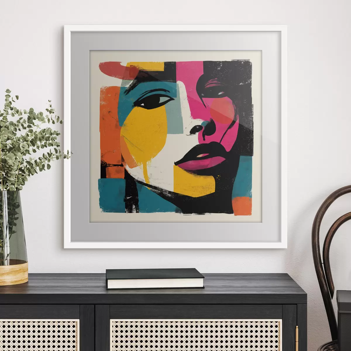 Poster Un chip abstract f49543