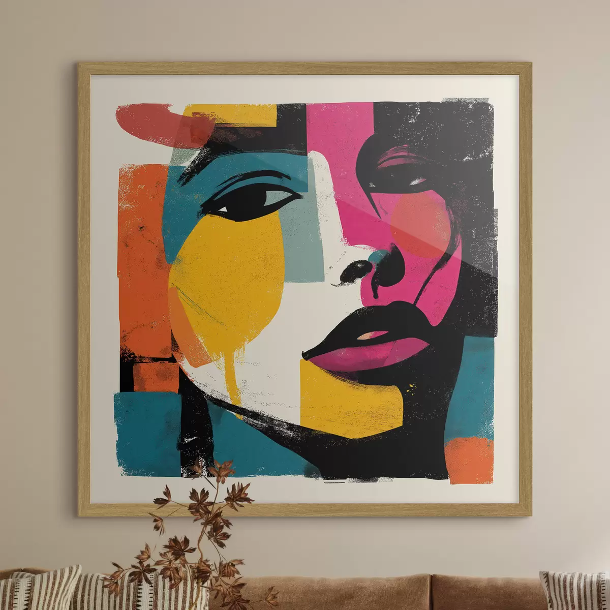 Poster Un chip abstract f49543