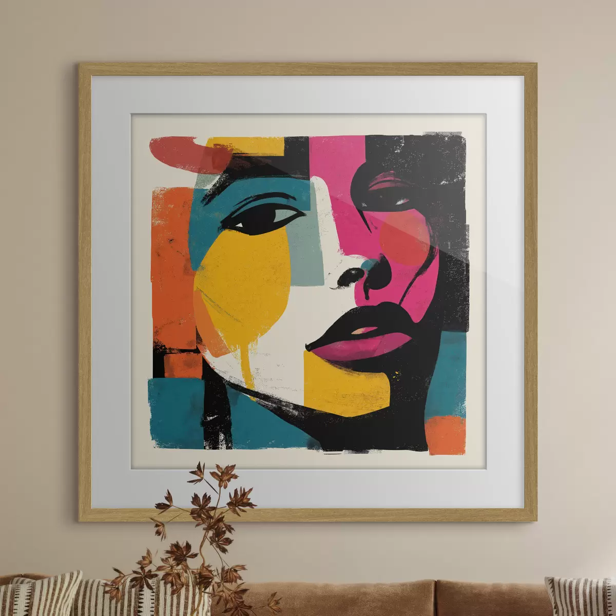 Poster Un chip abstract f49543